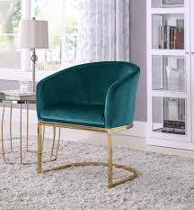 Our dining room collection features chairs in a variety of fabrics, styles and colors. Chic Home Livorno Velvet Upholstered Half Moon Accent Chair Walmart Com Walmart Com