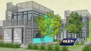 Second or higher floor what material would you like your deck to be built with? Louisville S First Shipping Container Homes Planned For Germantown