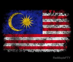 The red, white, and blue colors used in the malaysian flag indicate that the country belongs to the commonwealth. Vintage Malaysia Flag By Redmaplefty Redbubble Malaysia Flag Malaysian Flag Flag Art