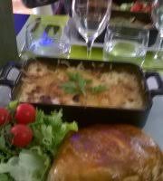 1 rôti de veau de 800 g environ huile d'olive 1 gousse d'ail 1 bouquet de basilic 80 g de beurre salé 200 g de haricots verts 2 cour. Roti De Veau En Croute Gratin Dauphinois Picture Of Restaurant Les Tables Du Cloitre Moustiers Sainte Marie Tripadvisor