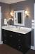 Dark Brown Painted Kitchen Cabinets