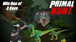 High Tech Cyborg Hunter VS Cybernetic Dinosaurs - Primal Hunt - YouTube