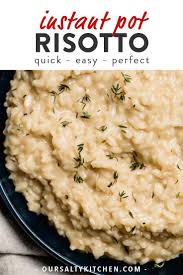 Perfect Instant Pot Risotto Recipe Instant Pot Dinner Recipes Risotto Recipes Easy Risotto Recipes