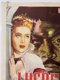 Lucrèce Borgia 1953 Vintage Movie Poster Lucrezia Christian Jaque