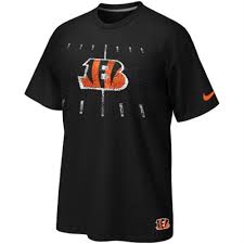 Cincinnati Bengals 50 Yard Line Tri Blend Ff Nfl Tshirt Fansmania