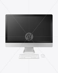 ✓ free for commercial use ✓ high quality images. Imac Pro Mockup With Keyboard And Mouse Front View In Device Mockups On Yellow Images Object Mockups
