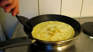 Pour a small amount of batter (tablespoon or 2) in the center of the skillet and tilt it in a circular pattern so that it coats the whole bottom in a very thin layer, like a crepe. How 2 Make Swedish Pancakes Youtube