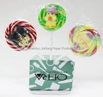 Factory Direct Sale White Lollipop Candy Paper Sticks with Szie 4.0*150mm