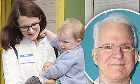 Steve Martin's daughter pictured for the first time in wife Anne's arms
