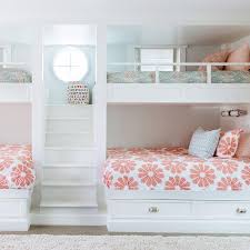 In today's day and age, children start asserting their individual personalities from a very young age, and all you can do is to allow them to be their own persons. Girls Bunk Beds With Built In Staircase Transitional Girl S Room
