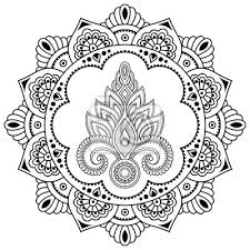 Henna tattoo vorlagen einfach henna vorlagen fuß henna tattoo ideen henna zeichnungen lotusblume hinduismus kirmes henna tattoo hand. Ein Kreisformiges Muster In Form Eines Mandala Henna Tattoo Fototapete Fototapeten Folkloric Bohemien Arabeske Myloview De