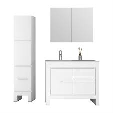 Maybe you would like to learn more about one of these? Jade Bath Sloan 40 Inch Single Freestanding Modern White Bathroom 3 Piece Vanity Set The Home Depot Canada
