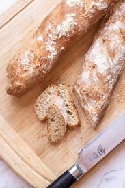This Easy Crusty French Baguette Is Simple Enough To Be Made At Home But Tastes Just Like You Bought It At Your Local Ba In 2020 French Baguette Best Bread Recipe Food