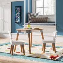 White leather kitchen island chairs wayfair children toys. White Toddler Kids Table Chair Sets You Ll Love In 2021 Wayfair