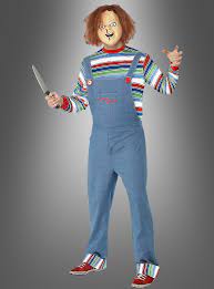 Chucky ist eine kinderpuppe, in der die seele eines serienmörders durch voodoo weiterlebt. Childs Play Chucky Costume Kostumpalast De