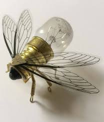 Bee Lightbulb Brooch Unique Steampunk Steam Punk Clockwork Jewelry Ad Etsy Bees Steampunk Steam Punk Jewelry Small Bees Bee