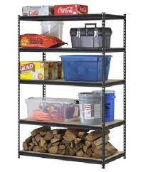 Garage Storage Rack Metal Shelf Unit Heavy Duty Workshop Shelving Home 5 Shelves Steel Shelving Unit Steel Storage Rack Steel Shelving