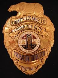 Probation Director City Of Los Angeles County Probation Department Retired Police Badge Los Angeles County