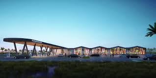 Miccosukee service plaza, broward county, florida, us. Miccosukee Burton Hersh Architects