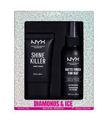 Found out how to apply long lasting nyx matte finish setting spray in just 3 simple steps! Buy Nyx Professional Makeup Diamonds Ice Please Primer And Setting Spray Kit Maquibeauty