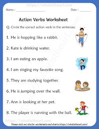 Homographs are words that are spelled the same way, but have different meanings. Action Verbs Worksheets For Grade 1 Action Verbs Worksheet Verb Worksheets Verb Activities For First Grade