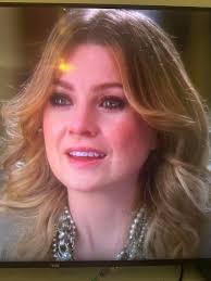 Meredith's disappearing eyeliner at Christina and Owen's wedding