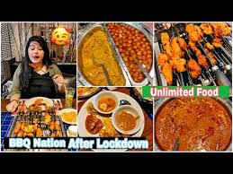 Barbeque Nation Unlimited Food Under 600 Rupees Bbq Nation After Lockdown Best Buffet In Delhi Youtube