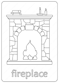 If you would like to create a number coloring book then print out each of the following coloring pages together with this cover to create a free number coloring book. Fireplace Coloring Page Free Coloring Data Organisation