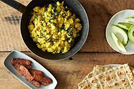 Tofu Breakfast Scramble Recipe On Food52 Recipe Tempeh Bacon Tofu Breakfast Cooking Tofu