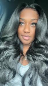 Shake N Go Blaze Wig Ebony Line