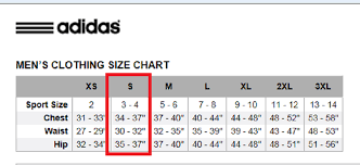 Adidas Swimwear Size Chart Uk Adidou