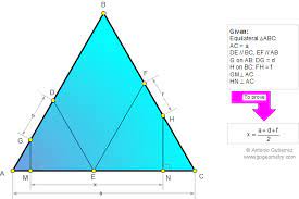 Equilateral Triangle Parallel To A Side Perpendicular To A Side Mathematics Education Math Tutorials Education Math