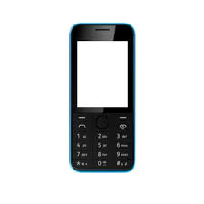 Full Body Housing for Nokia 207 - Blue ...