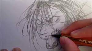 Attack on titan gif find share on giphy. How To Draw Titan Form Eren Youtube