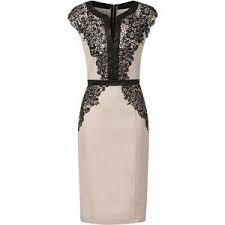 Paper Dolls Black And Cream Lace Dress Polyvore Lace Dress Cream Lace Dress Dresses