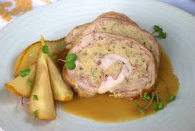 La Gallina Vintage Rotolo Di Coniglio Ripieno E Pere Senapate