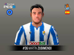 Can you add darwin nunez face from benfica please? Ultigamerz Pes 6 Martin Zubimendi Real Sociedad Face