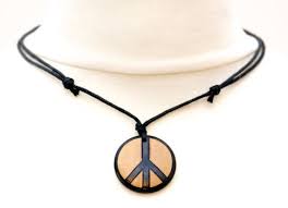 Peace Sign Necklace Peace Jewellery Mens Jewellery Wooden Etsy Nature Necklace Necklace Peace Sign Necklace