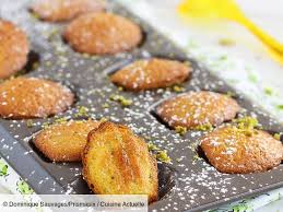 Madeleines Pistache Citron Et Fleur D Oranger Recettes Recette En 2020 Recette Madeleine Meilleur Recette Recette