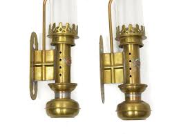 Check spelling or type a new query. Pair Of Antique Brass And Glass Railway Carriage Candle Light Lamps At 1stdibs