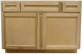 Ariel 42 inch white bathroom vanity base cabinet with single sink configuration | 2 soft closing doors and 9 full. 45 In Sink Base Bathroom Vanity Cabinet In Unfinished Poplar Shaker Style