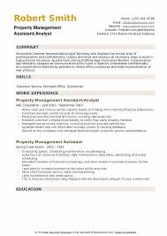 Example of an assistant property manager job summary our property management company oversees the operations of more than 100 properties across southeast australia. Property Management Assistant Resume Samples Qwikresume