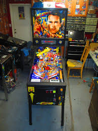 Including your very own custom graphic design. Arnold Schwarzenegger Pinball Machine