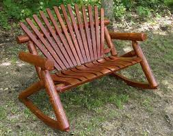 Browse our rustic furniture catalogs now. 4 White Cedar Stained Double Rocker