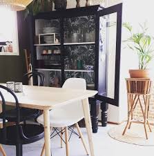 vitrinekast behangen vitrinekast huiskamer behang