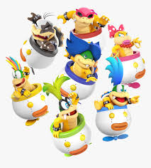 Bowser, or also called king koopa is at it again. Koopalings And Bowser Jr Smash Super Smash Bros Koopalings Hd Png Download Kindpng