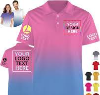 Custom Polo Shirt Design Your Own Text Logo Name Personalized Polo Shirts  for Men Women Customize Golf Shirt Gifts Workwear