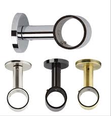 4pcs black ceiling curtain rod brackets, heavy duty ceiling mount curtain rod bracket with matching screws, wood curtain rod bracket holder for bathroom home ceiling 4.3 out of 5 stars 6 $12.69 $ 12. Curtain Pole Bracket Tube Wall Or Ceiling Metal Fixing Bracket 19mm 28mm 35mm Diameter Abc Decor