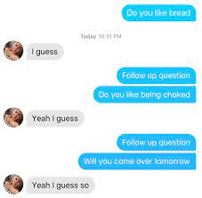 To make that first message on tinder count, all you have to do is be a little thoughtful. Follow Up Question Tinder