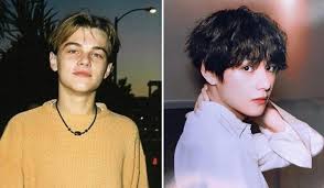 From his relationships with camila morrone to blake lively. V Face Of Bts With Leonardo Dicaprio When Young Somag News